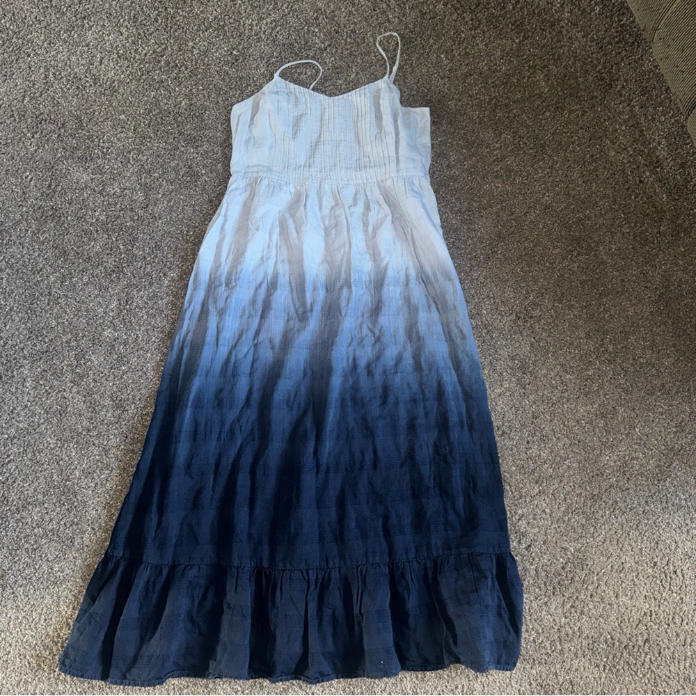 Madewell Light Blue Sundress with Tie Strap